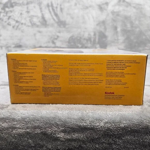 New Kodak EasyShare C713 7MP Digital Camera Sealed In Original Package - Picture 4 of 9